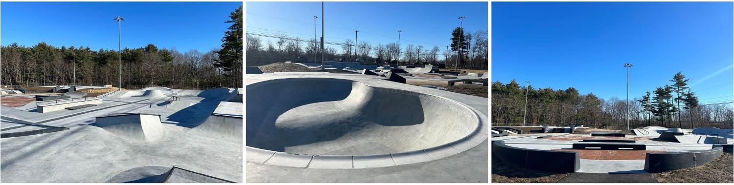 Skate Park nearly complete December 21, 2023